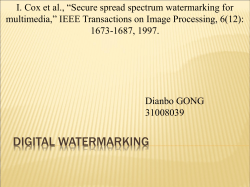 Cox paper- Dianbo Gong