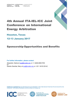 4th Annual ITA-IEL-ICC Joint Conference on International Energy