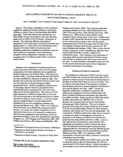Metalliferous sediments and the scavenging residence time of Nd