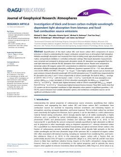 Investigation of black and brown carbon multiple