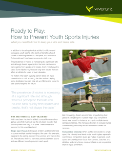 Ready to Play: How to Prevent Youth Sports Injuries