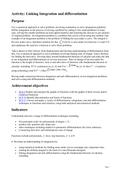 integration teaching and learing document