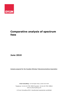 Comparative analysis of spectrum costs - G7 and G20 - 4