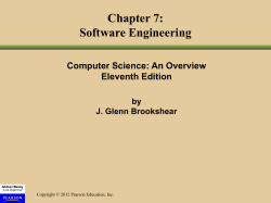 Chapter 7 Software Engineering