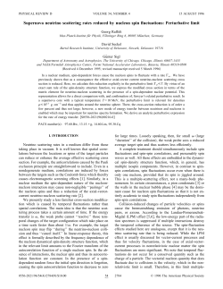 Perturbative limit