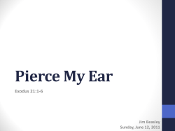 Pierce My Ear - Meridian Woods Church of Christ