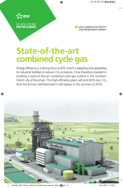 State-of-the-art combined cycle gas