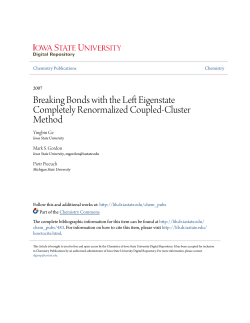 Breaking Bonds with the Left Eigenstate Completely Renormalized