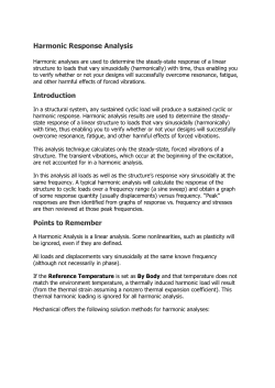 Sin Vibration test - The University of Sydney