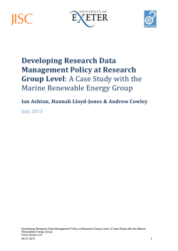 and Open Access Procedures - Open Research Exeter