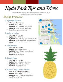 Hyde Park Tips and Tricks - Center for College Student Success
