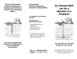 Protect your drinking water by taking unwanted pesticides to Clean