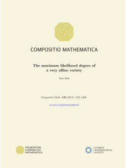 The maximum likelihood degree of a very affine variety