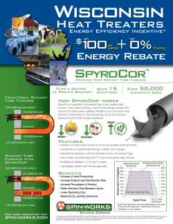 SpyroCor&trade; $100 0%+ - Spin-Works International Corp.