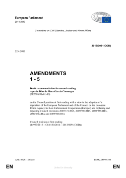 AM_Com_LegRecomm - European Parliament