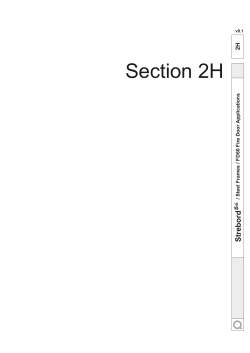 0.2 STREBORD v9.1 Section 2H Fire door applications