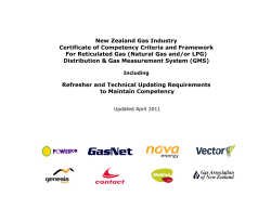 Gas CoC Criteria and Framework PDF