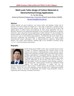 Multi-scale Tailor-design of Carbon Materials in Electrochemical