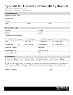 Contact Person - City of Port Moody