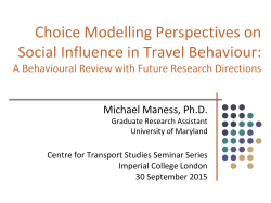 Incorporating Social Networks into Choice Models of