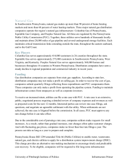 Natural Gas - University of Pittsburgh