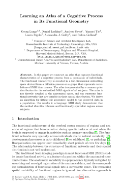 Learning an Atlas of a Cognitive Process via Functional Geometry.