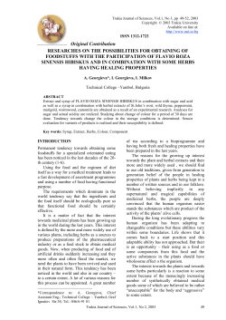 Table 3a), 3b). Colour of syrup FLAVIO HIBISKUS.