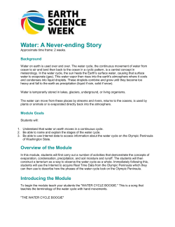 Metadata for: Water: A Never