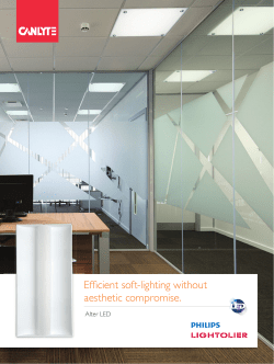 Efficient soft-lighting without aesthetic compromise.