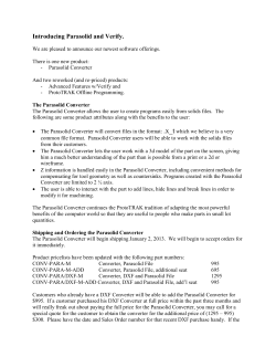 Introducing Parasolid and Verify