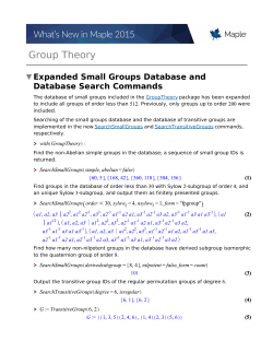 Group Theory