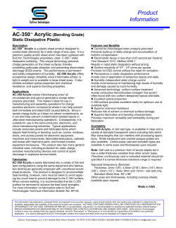 AC-350 Acrylic - Professional Plastics