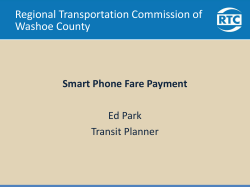 Smart Phone Fare Payment