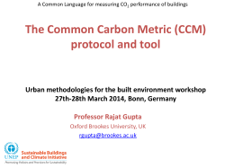 2. MRV- Common Carbon Metric &ndash; Rajat Gupta