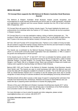 FA Concept Store Fashion Industry Award