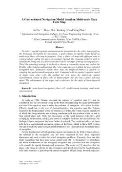 A Goal-oriented Navigation Model based on Multi