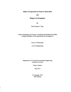 Ability of Compressed-Air Foam to Absorb Heat and