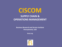 Supply Chain Overview