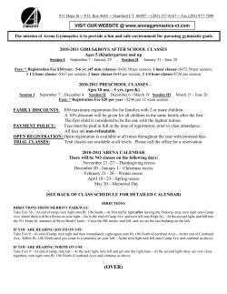 Ethan Frome - Arena Gymnastics