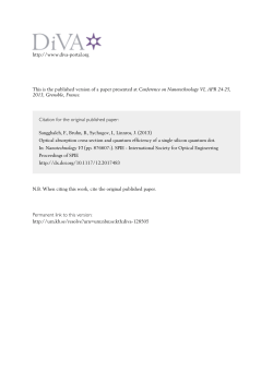 Optical absorption cross section and quantum efficiency of a single