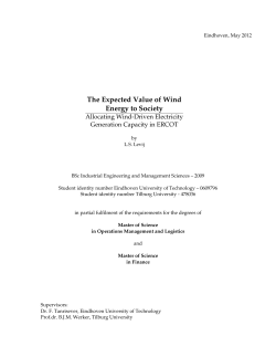 The Expected Value of Wind Energy to Society