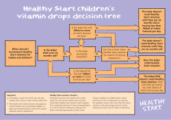 Healthy Start Decision Tree