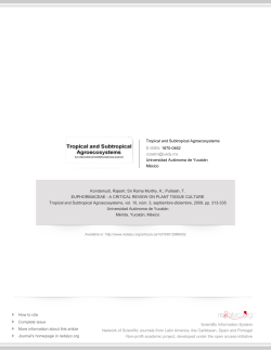 A CRITICAL REVIEW ON PLANT TISSUE CULTURE