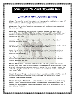 Quest For The South Magnetic Pole