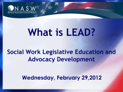 LEAD - NASW Indiana