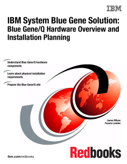 IBM System Blue Gene Solution: Blue Gene/Q