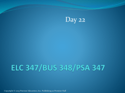 ELC 347/BUS 348/PSA 347