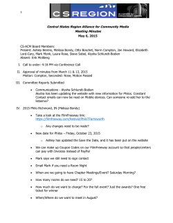 2015 CS-ACM Board Meeting Minutes