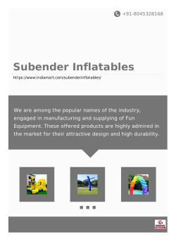 Subender Inflatables