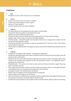 T-BALL - Sport Otago
